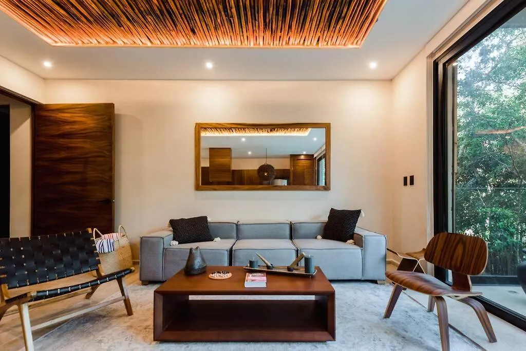 Kataleya Tulum By Zaazil - Stylish & Luxury Penthouse & Apartment , Up To 16 People, Private Pool, Private Hot Tub, Terrace And Roof Top In Luum Zama In The Jungle Mexico