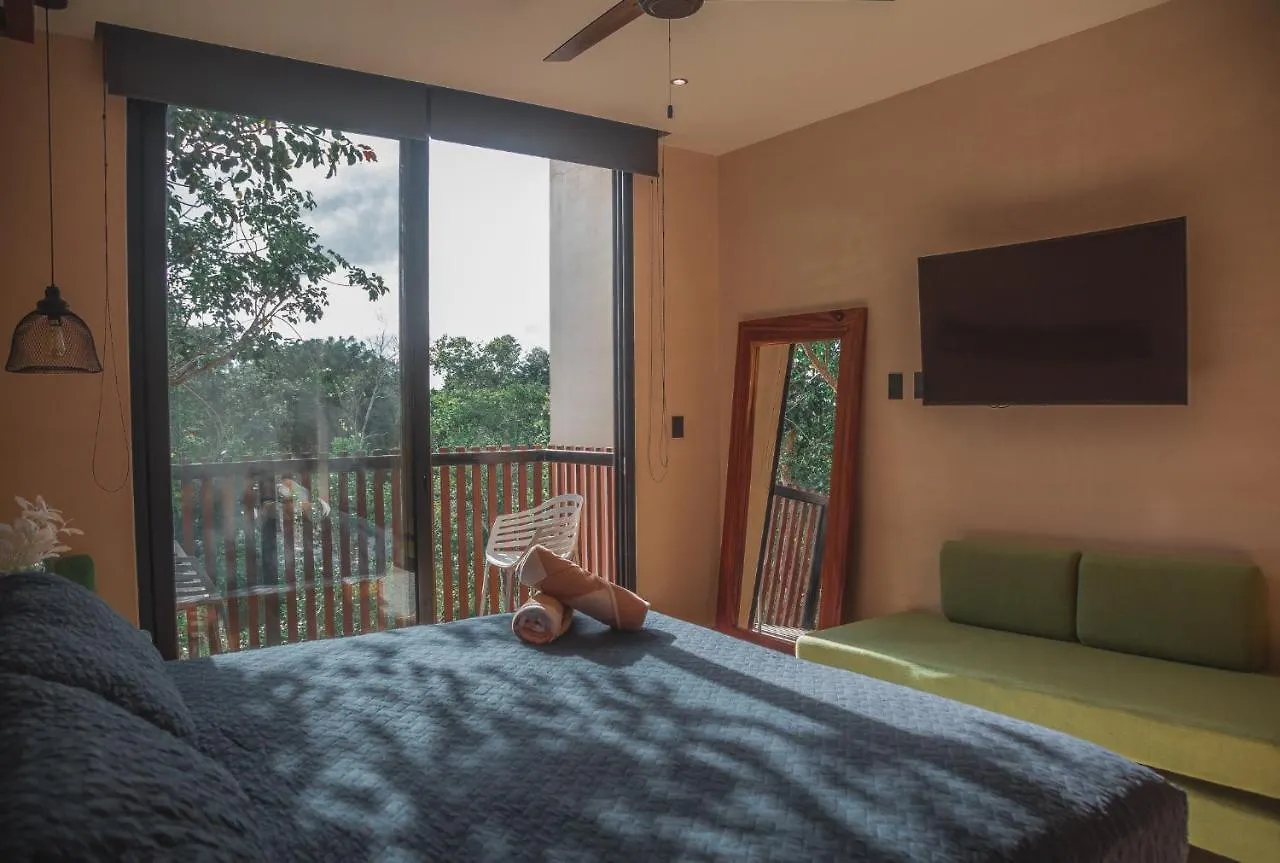 Kataleya Tulum By Zaazil - Stylish & Luxury Penthouse & Apartment , Up To 16 People, Private Pool, Private Hot Tub, Terrace And Roof Top In Luum Zama In The Jungle Mexico