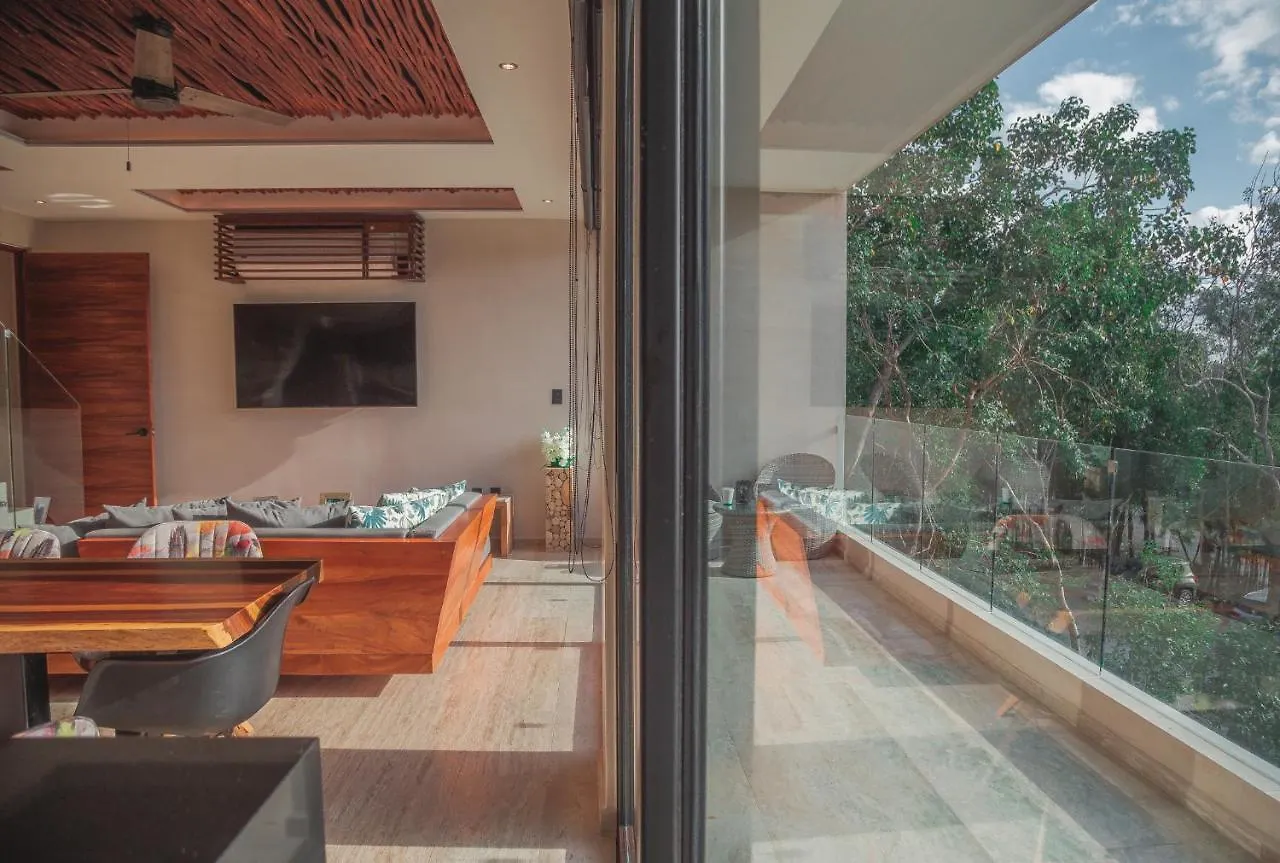 Kataleya Tulum By Zaazil - Stylish & Luxury Penthouse & Apartment , Up To 16 People, Private Pool, Private Hot Tub, Terrace And Roof Top In Luum Zama In The Jungle
