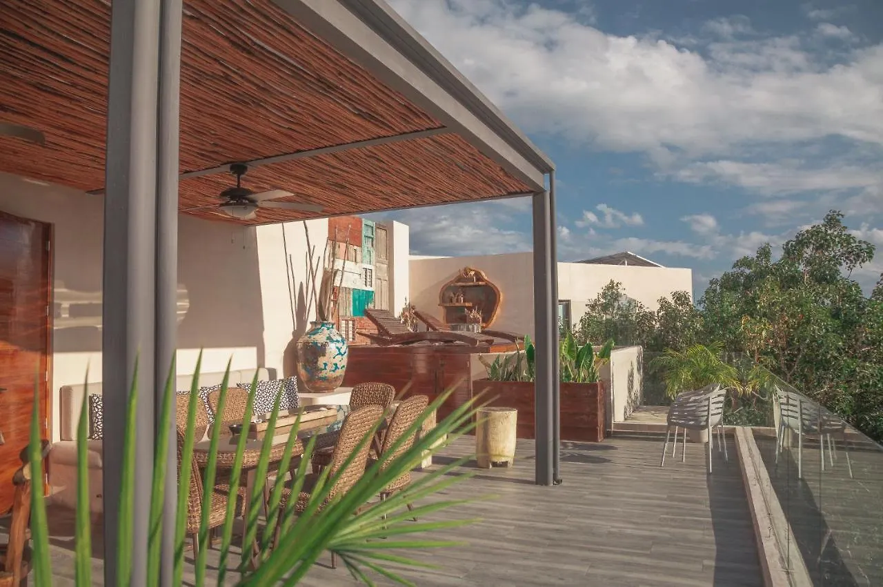 Kataleya Tulum By Zaazil - Stylish & Luxury Penthouse & Apartment , Up To 16 People, Private Pool, Private Hot Tub, Terrace And Roof Top In Luum Zama In The Jungle