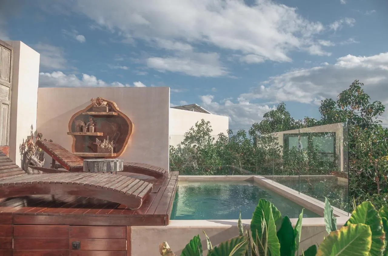Kataleya Tulum By Zaazil - Stylish & Luxury Penthouse & Apartment , Up To 16 People, Private Pool, Private Hot Tub, Terrace And Roof Top In Luum Zama In The Jungle 0*,  Mexico