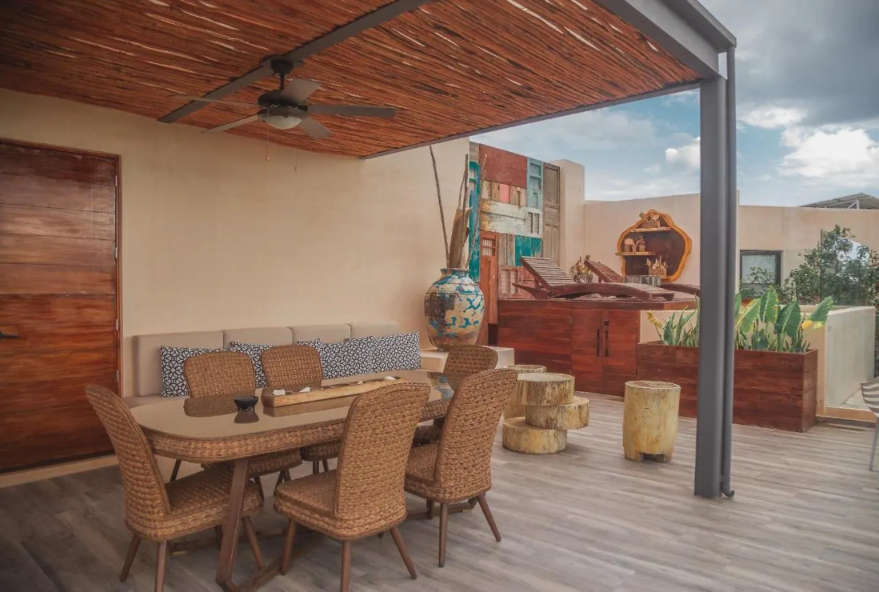 Kataleya Tulum By Zaazil - Stylish & Luxury Penthouse & Apartment , Up To 16 People, Private Pool, Private Hot Tub, Terrace And Roof Top In Luum Zama In The Jungle Mexico